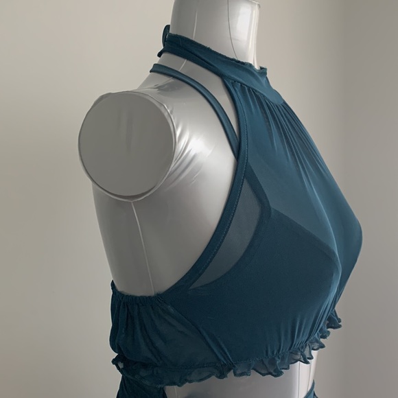 Mesh Top (Teal, Brand New) - Picture 3 of 7
